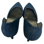 Bandolino  Blue Denim Pointy Toe Pumps 3 Inch Heels Shoes Women’s Size 9.5 M Photo 3