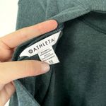 Athleta green long sleeved knit sweater keyhole back open back women's XS Photo 6