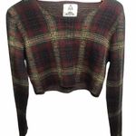 Urban Outfitters EUC  Plaid Cropped Sweater Photo 0