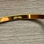 Trifari  Gold Bangle Bracelet Photo 3