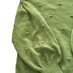 Eloquii  Green Popcorn Front & Sleeves Puffed Shoulder Balloon Sleeves Size 18/20 Photo 2
