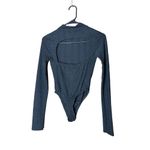 Boohoo  Mock Neck Long Sleeve Ribbed Bodysuit Size 2 Photo 4