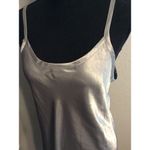 Silver Slip Negligee Nightie Medium M Photo 4