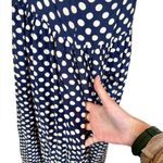 Clary & Peg Silvie Maternity Maxi Dress in Spot Polka Dot Blue Size undefined Photo 8
