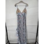 Lovers + Friends  Ahamani Gown Meadow Floral Maxi Dress Women M Blue Whimsical Photo 2