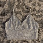 Amazon Silver Sparkle Sequin Tank top🔹 Photo 0