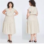 Universal Standard NWT  Ambroeus Smocked Poplin Tiered Midi Dress XS / US 10 - 12 Photo 1