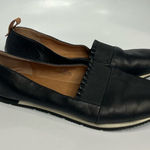Gentle Souls ‎ by Kenneth Cole Luca Ruffle flats black leather size 10 Photo 0