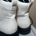 Baretraps  Ivory Combat Boots with Black Accents Photo 7
