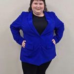 Torrid  Studio Electric Blue Blazer - Size 22/24 (3) Photo 1