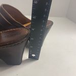 BORN Women’s Leather Clogs Mules Size 8 Brown Handcrafted Slip Ons Brown Photo 10