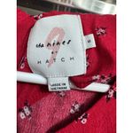 The Nines by Hatch Red Floral Print Long Sleeve Casual Mini Dress Size Small Photo 3