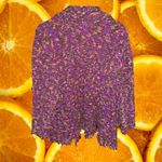 Ruby Rd BOHO‎ Orange, Pink, Purple and Green Open Front Sweater Pink Size L Photo 4