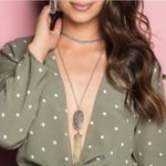 Kendra Scott  Rayne Gold and Silver Two Tone Filigree Long Fringe Necklace Photo 1