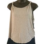 Melrose and Market Women's 1X Heather Gray Braided Strap Tank Top NWT Plus Size Photo 2