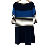 Kate Spade New York Colorblock Striped Scuba Boatneck Mini Dress Size Medium Photo 2