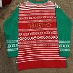 Tiara International  women’s green ugly Christmas sweater Sz M EUC Photo 2