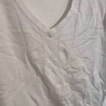 Attention  Sleeveless V-Neck Sweater White Photo 4