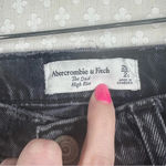 Abercrombie & Fitch Black Distressed The Dad Jeans Photo 5