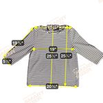 Ann Taylor  Women XL Stripe Shirt Business Casual MomCore Monochrome Office Photo 5