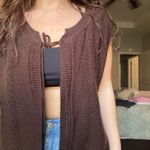 kim rogers Vintage Tie Vest/Cardigan  Photo 1
