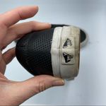 Vans  Black Leather Slip On Sneakers Womans 6.5 Classic Flats Comfort Shoes Photo 3