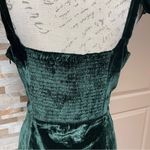 HOUSE of Harlow 1960 x REVOLVE Velvet mini dress with shoulders ties Green Sz L Size L Photo 4