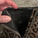 Vince Camuto Elektra Peep Toe Leopard Print Heeled Booties SIZE 6.5 Photo 7