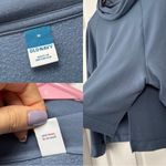 Old Navy  Blue Turtleneck Cropped Sweater Photo 2