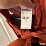 EXPRESS Burnt Orange Romper Long Photo 2