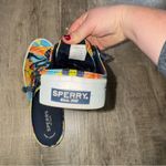 Sperry  Size 9 M CREST MULE Coral Floral Navy Loafers New Women's Shoes Photo 5