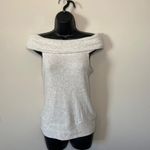 Cupcakes and Cashmere  Grey Cowl Neck Tank Top Size Medium Photo 1