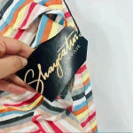 Shaycation x Revolve Elsie Rainbow Mini Skirt Women's Large Ruffles Festival NEW Photo 13