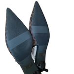 Abound  NWTs Lidia Mesh Brown Leopard Print Slingback Kitten Heels size 8.5 NIB Photo 9