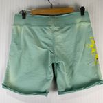 Juicy Couture Y2K Mint Green Sequined Distressed Long Shorts Grunge Size Medium Photo 2