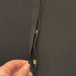 Tuckernuck  Black Stretch Crepe Royal Shirt Dress Photo 3