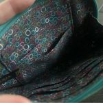 Fossil  genuine leather teal wristlet owl strap small travel retro keeper Photo 2