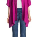 NWT The Pioneer Woman Crochet Front Detailed Ruana, Shawl, Cardigan OS Pink Size undefined Photo 2
