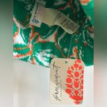 Free People Jumping Jacquard Beanie - Green Floral nwt Photo 1