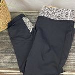 Lululemon Black Animal Print Mid Rise Capri Legging Pants 12 Photo 1