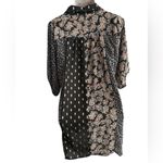 Umgee  Sheer Mixed Prints Tunic Dress S Photo 4