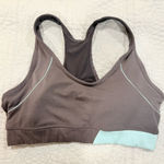 Bally Gray and Light Blue Sports Bra XL Photo 0