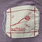 Daftbird Women’s Size P S Lavender Pale Purple Button Back Scoop Neck T Photo 4
