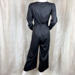 The Fifth Label  Black Satin Long Sleeve Jumpsuit Photo 1