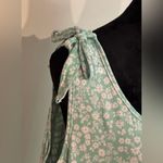 EUC Haptics by Holly Harper Mint Green & White Floral Tie Babydoll dress size 1X Photo 2