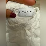 Piyama White Ruffled sleep Shorts Large Photo 1