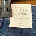 Talbots Women’s Plus Demi Boot Crop High Waist Jeans NWT 14W Photo 5