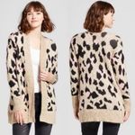 Mossimo tan cheetah oversized sweater Size M Photo 1