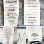 One Teaspoon NWT  Truckers Jeans Size 26 Lace Up Mid Rise Straight Leg Light Wash Photo 12