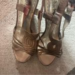 Charles David  bronze/silver Sandal Platforms Photo 6